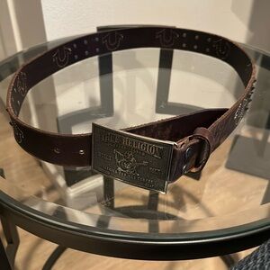 True Religion Belt Sz 34